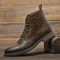 Botines altos de cuero AMANSIO®